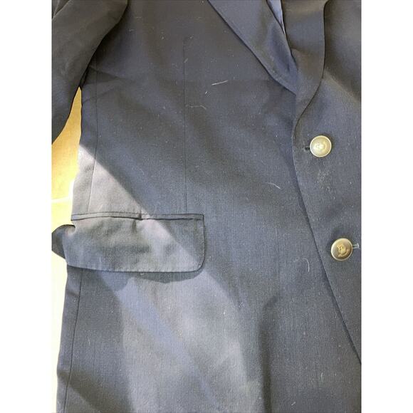 Coppley Wool Blazer Navy Blue 40S Sport Coat, Canada Jacket, Professional Attire - Picture 4 of 16